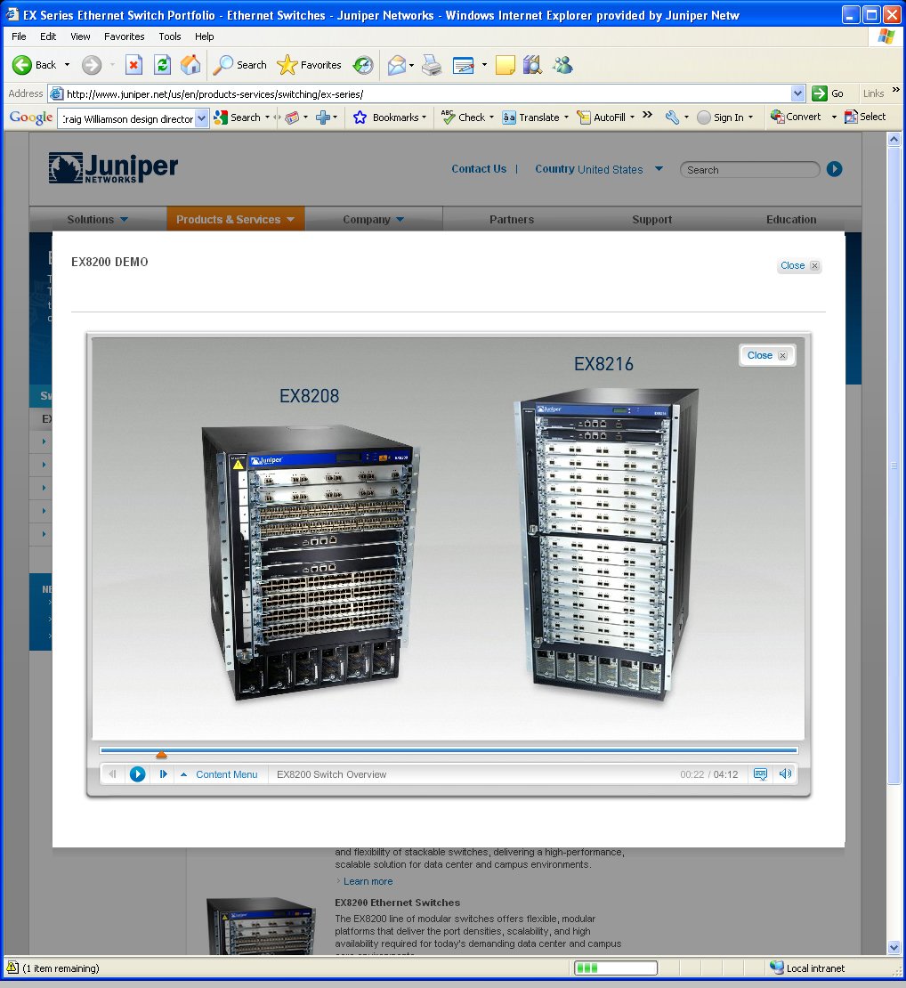 Juniper Networks demo template 2009